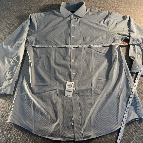 Club Room Men's Gray Dress Shirt - Picture 2 of 5